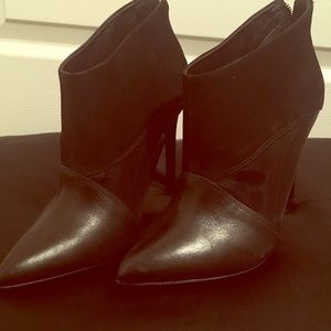 Mesh/Suede/Leather Booties by Schutz